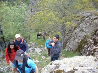 Cascadas del Purgatorio - rutas de senderismo en madrid; rutas trekking madrid; club singles madrid